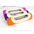 sisal roller with three plastic balls cat toys